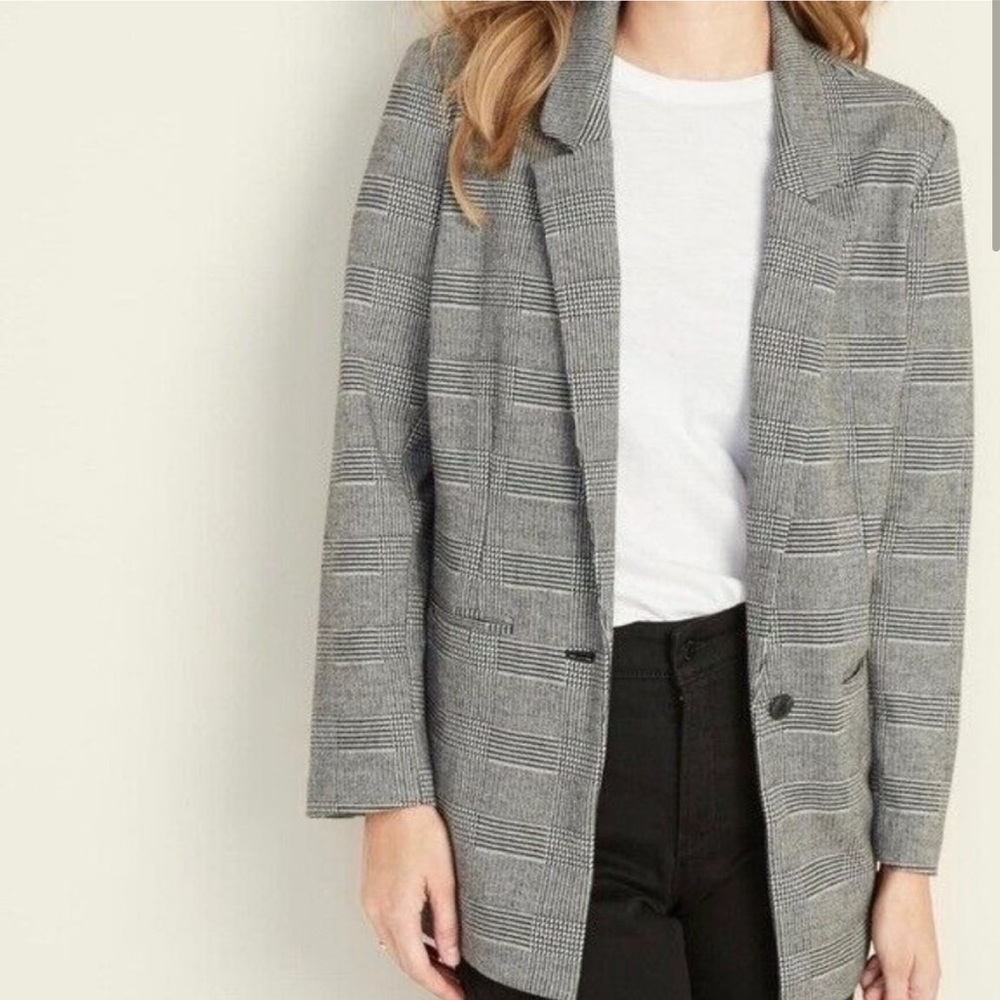 NWT Old Navy Glen Plaid Blazer